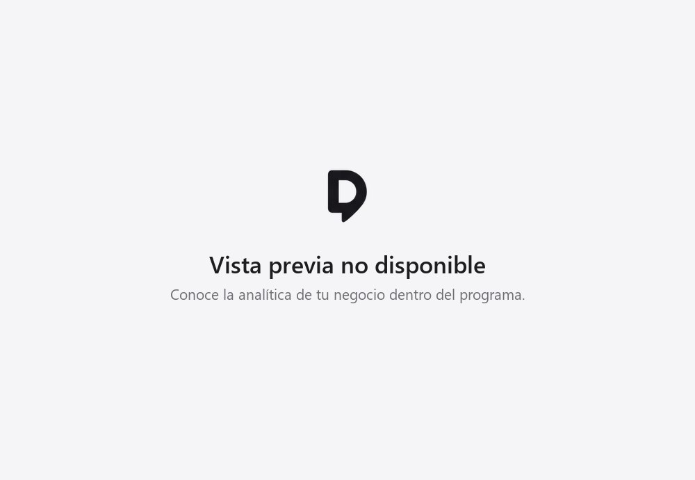 Vista previa de la analítica no disponible